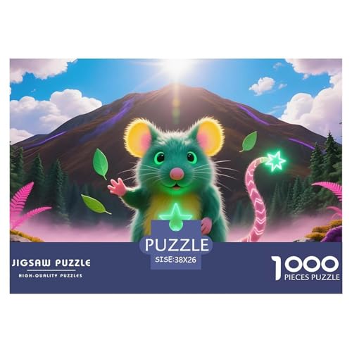 Tiere1000Teile PuzzlesWildtiere Für Erwachsene Einzigartige Spielzeug Herausfordernde Moderne Porträts38x26cm/1000pcs von TFEDACVSS