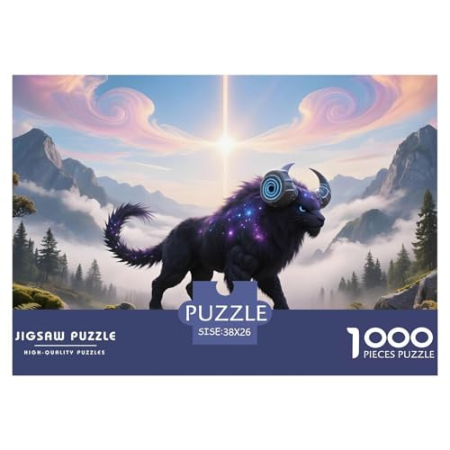 Tiere1000Teile PuzzlesWildtiere Für Erwachsene Einzigartige Spielzeug SchwerStressabbau Moderne Porträts38x26cm/1000pcs von TFEDACVSS