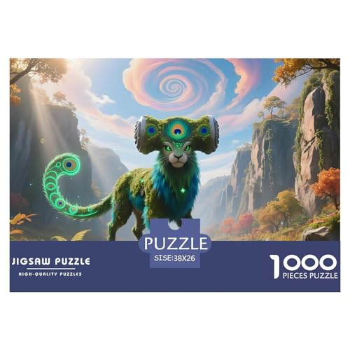 Tiere1000Teile PuzzlesWildtiere Für Erwachsene Einzigartige Spielzeug SchwerStressabbau Moderne Porträts38x26cm/1000pcs von TFEDACVSS