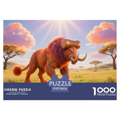 Tiere1000Teile PuzzlesWildtiere Für Erwachsene Familienspiele Denksport Moderne Porträts38x26cm/1000pcs von TFEDACVSS