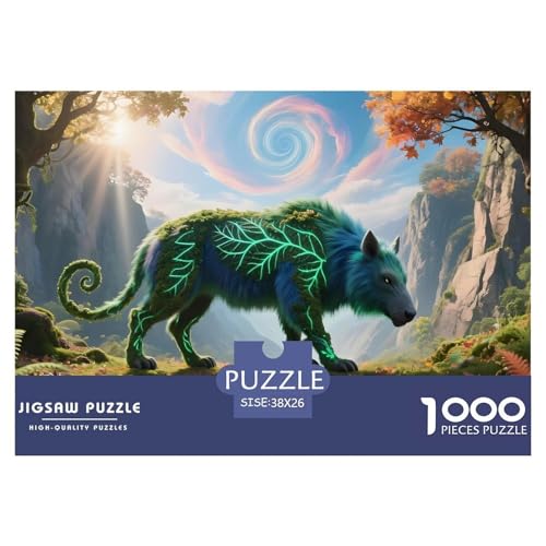 Tiere1000Teile PuzzlesWildtiere Für Erwachsene Familienspiele SchwerStressabbau Für Dekorative Geschenke38x26cm/1000pcs von TFEDACVSS