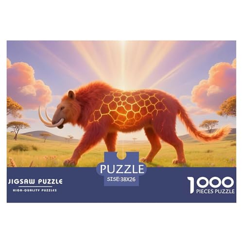 Tiere1000Teile PuzzlesWildtiere Für Erwachsene Und Kinder Ab 14 Jahren Einzigartige Spielzeug Denksport Für Dekorative Geschenke38x26cm/1000pcs von TFEDACVSS