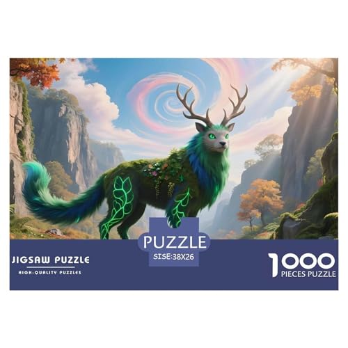 Tiere1000Teile PuzzlesWildtiere Für Erwachsene Und Kinder Ab 14 Jahren Familienspiele Denksport Moderne Porträts38x26cm/1000pcs von TFEDACVSS