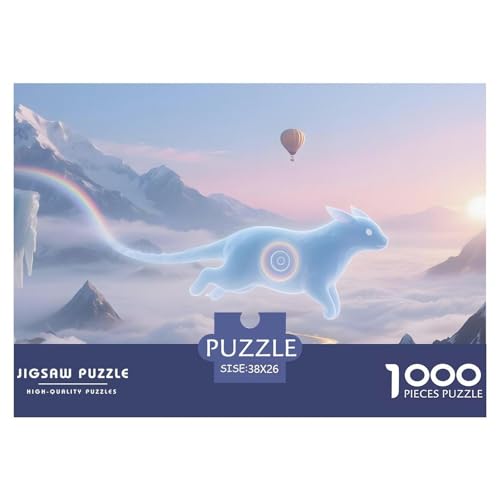 Tiere1000Teile PuzzlesWildtiere Für Erwachsene Und Kinder Ab 14 Jahren Familienspiele Herausfordernde Für DekoRatteive Geschenke38x26cm/1000pcs von TFEDACVSS