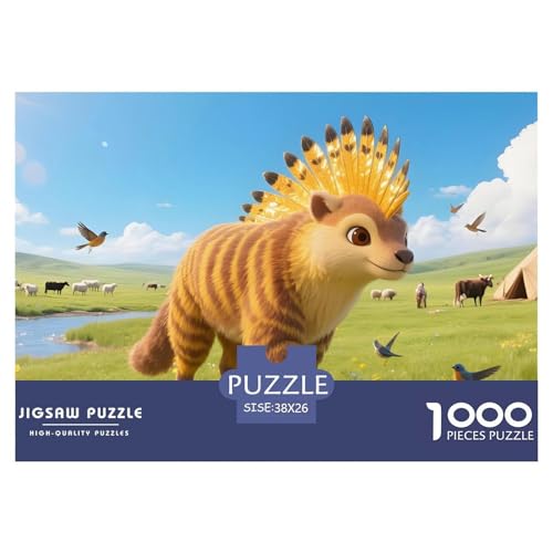Tiere1000Teile PuzzlesWildtiere Für Erwachsene Und Kinder Ab 14 Jahren Familienspiele Herausforderndes Für DekoRatteive Geschenke38x26cm/1000pcs Tiere1000Teile PuzzlesWildtiere Für Erwachsene Und Kinder Ab 14 Jahren Familienspiele Herausforderndes Für DekoRatteive Geschenke38x26cm/1000pcs von TFEDACVSS