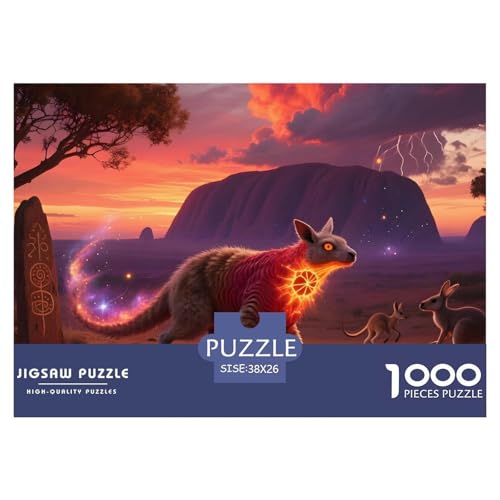 Tiere1000Teile PuzzlesWildtiere Für Erwachsene Und Kinder Ab 14 Jahren Familienspiele Herausforderndes Für DekoRatteive Geschenke38x26cm/1000pcs von TFEDACVSS