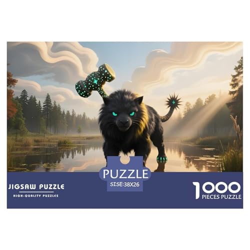 Tiere1000Teile PuzzlesWildtiere Für Erwachsene Und Kinder Ab 14 Jahren Familienspiele Herausforderndes Für Dekorative Geschenke38x26cm/1000pcs von TFEDACVSS