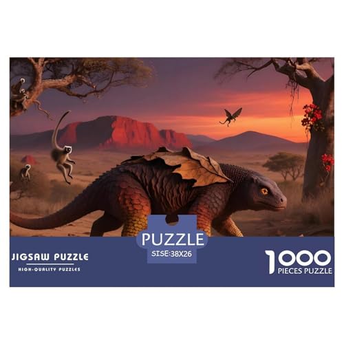 Tiere1000Teile PuzzlesWildtiere Für Erwachsene Und Kinder Ab 14 Jahren Pädagogisches StressabbauSpielzeug Denksport Für DekoRatteive Geschenke38x26cm/1000pcs von TFEDACVSS