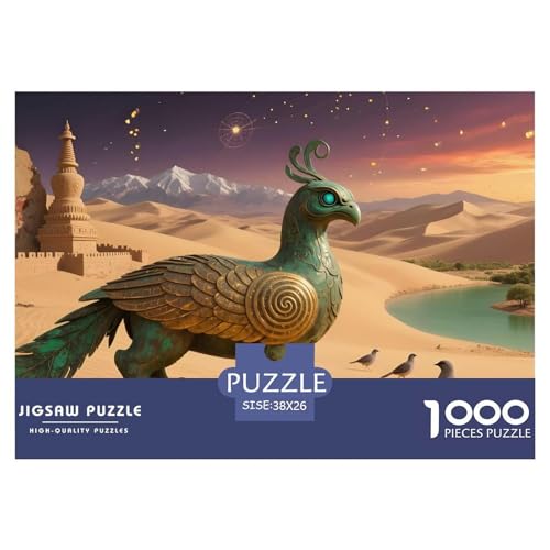 Tiere1000Teile Schwierigesgroßes Puzzle Wildtiere Für Erwachsene Einzigartige Spielzeug SchwerStressabbau Für DekoRatteive Geschenke38x26cm/1000pcs von TFEDACVSS