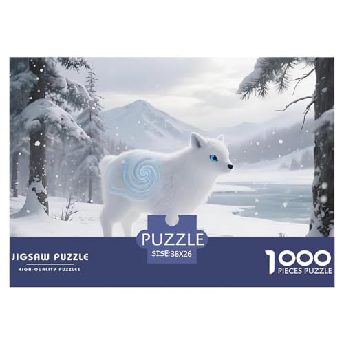 Tiere1000Teile Schwierigesgroßes Puzzle Wildtiere Für Erwachsene Einzigartige Spielzeug SchwerStressabbau Für DekoRatteive Geschenke38x26cm/1000pcs von TFEDACVSS