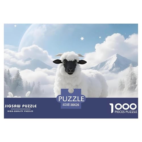 Tiere1000Teile Schwierigesgroßes Puzzle Wildtiere Für Erwachsene Einzigartige Spielzeug SchwerStressabbau Für DekoRatteive Geschenke38x26cm/1000pcs von TFEDACVSS