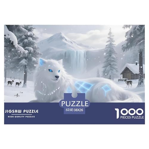 Tiere1000Teile Schwierigesgroßes Puzzle Wildtiere Für Erwachsene Kinder Familienspiele Herausforderndes Moderne Porträts38x26cm/1000pcs von TFEDACVSS