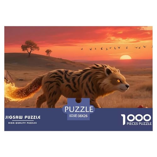 Tiere1000Teile Schwierigesgroßes Puzzle Wildtiere Für Erwachsene Und Kinder Ab 14 Jahren Familienspiele Denksport Für DekoRatteive Geschenke38x26cm/1000pcs Tiere1000Teile Schwierigesgroßes Puzzle Wildtiere Für Erwachsene Und Kinder Ab 14 Jahren Familienspiele Denksport Für DekoRatteive Geschenke38x26cm/1000pcs von TFEDACVSS