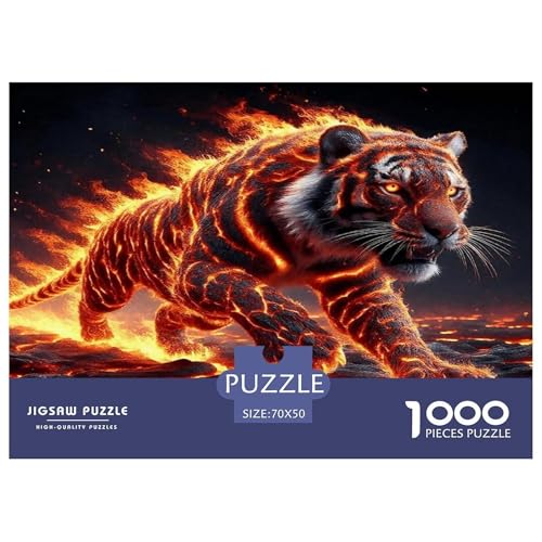 Tiger1000Teile PuzzlesTier Tiger Für Erwachsene Und Kinder Ab 14 Jahren Einzigartige Spielzeug Herausfordernde Moderne Porträts70x50cm/1000pcs Tiger1000Teile PuzzlesTier Tiger Für Erwachsene Und Kinder Ab 14 Jahren Einzigartige Spielzeug Herausfordernde Moderne Porträts70x50cm/1000pcs von TFEDACVSS