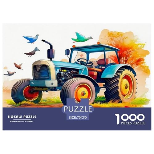 Traktor1000Teile Schwierigesgroßes Puzzle Traktor Für Erwachsene Einzigartige Spielzeug SchwerStressabbau Für Dekorative Geschenke70x50cm/1000pcs Traktor1000Teile Schwierigesgroßes Puzzle Traktor Für Erwachsene Einzigartige Spielzeug SchwerStressabbau Für Dekorative Geschenke70x50cm/1000pcs von TFEDACVSS
