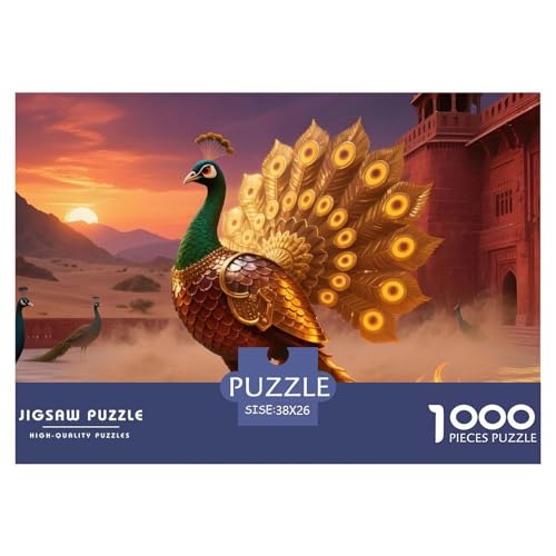 Vogel1000Stück Puzzle Wildtiere Für Erwachsene Und Kinder Ab 14 Jahren Pädagogisches StressabbauSpielzeug Herausfordernde Moderne Porträts38x26cm/1000pcs von TFEDACVSS