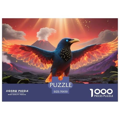 Vogel1000Teile PuzzlesWildtiere Für Erwachsene Familienspiele Denksport Für Dekorative Geschenke70x50cm/1000pcs von TFEDACVSS