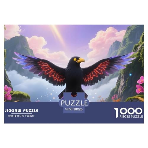 Vogel1000Teile PuzzlesWildtiere Für Erwachsene Familienspiele Herausforderndes Für Dekorative Geschenke38x26cm/1000pcs von TFEDACVSS