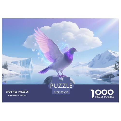 Vogel1000Teile PuzzlesWildtiere Für Erwachsene Familienspiele Herausforderndes Für Dekorative Geschenke70x50cm/1000pcs von TFEDACVSS