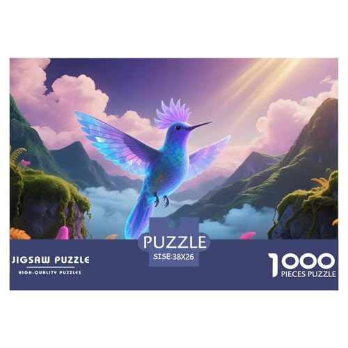 Vogel1000Teile PuzzlesWildtiere Für Erwachsene Familienspiele SchwerStressabbau Für Dekorative Geschenke38x26cm/1000pcs von TFEDACVSS