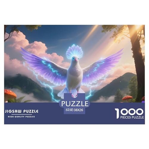 Vogel1000Teile PuzzlesWildtiere Für Erwachsene Pädagogisches StressabbauSpielzeug Denksport Für Dekorative Geschenke38x26cm/1000pcs von TFEDACVSS