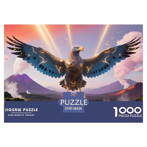 Vogel1000Teile PuzzlesWildtiere Für Erwachsene Pädagogisches StressabbauSpielzeug Denksport Moderne Porträts38x26cm/1000pcs von TFEDACVSS