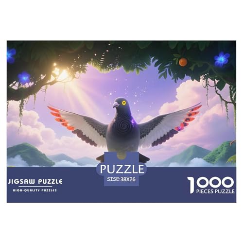 Vogel1000Teile PuzzlesWildtiere Für Erwachsene Pädagogisches StressabbauSpielzeug Denksport Moderne Porträts38x26cm/1000pcs von TFEDACVSS