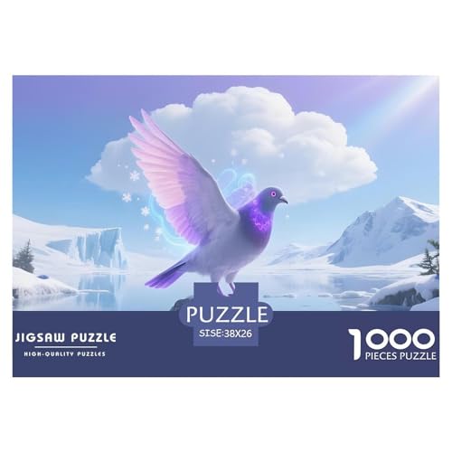 Vogel1000Teile PuzzlesWildtiere Für Erwachsene Pädagogisches StressabbauSpielzeug Herausfordernde Moderne Porträts38x26cm/1000pcs von TFEDACVSS