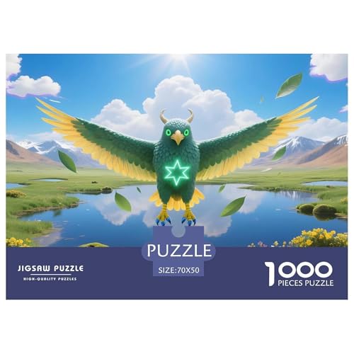 Vogel1000Teile PuzzlesWildtiere Für Erwachsene Pädagogisches StressabbauSpielzeug Herausforderndes Moderne Porträts70x50cm/1000pcs von TFEDACVSS