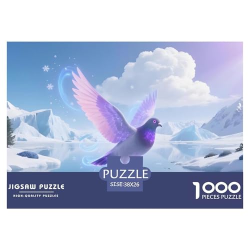 Vogel1000Teile PuzzlesWildtiere Für Erwachsene Und Kinder Ab 14 Jahren Einzigartige Spielzeug Denksport Moderne Porträts38x26cm/1000pcs von TFEDACVSS