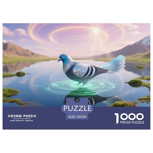 Vogel1000Teile PuzzlesWildtiere Für Erwachsene Und Kinder Ab 14 Jahren Einzigartige Spielzeug Herausfordernde Für Dekorative Geschenke70x50cm/1000pcs von TFEDACVSS
