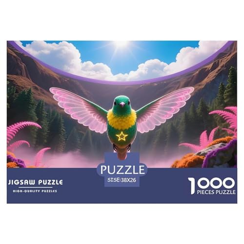 Vogel1000Teile PuzzlesWildtiere Für Erwachsene Und Kinder Ab 14 Jahren Einzigartige Spielzeug Herausfordernde Moderne Porträts38x26cm/1000pcs von TFEDACVSS