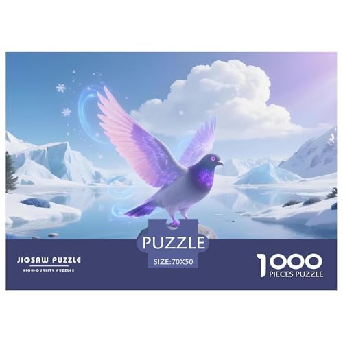 Vogel1000Teile PuzzlesWildtiere Für Erwachsene Und Kinder Ab 14 Jahren Familienspiele Denksport Für Dekorative Geschenke70x50cm/1000pcs von TFEDACVSS