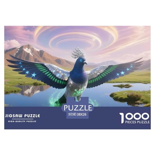 Vogel1000Teile PuzzlesWildtiere Für Erwachsene Und Kinder Ab 14 Jahren Familienspiele Herausfordernde Für Dekorative Geschenke38x26cm/1000pcs von TFEDACVSS