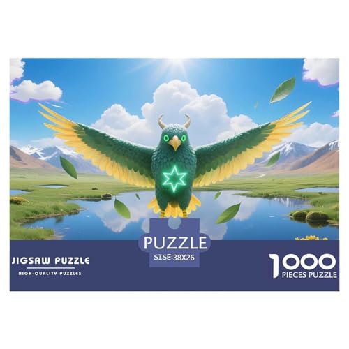 Vogel1000Teile PuzzlesWildtiere Für Erwachsene Und Kinder Ab 14 Jahren Pädagogisches StressabbauSpielzeug Herausforderndes Moderne Porträts38x26cm/1000pcs von TFEDACVSS