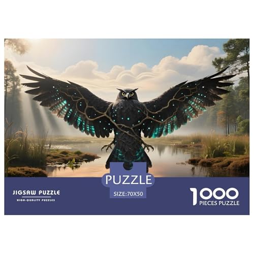 Vogel1000Teile PuzzlesWildtiere Für Erwachsene Und Kinder Ab 14 Jahren Pädagogisches StressabbauSpielzeug Herausforderndes Moderne Porträts70x50cm/1000pcs von TFEDACVSS