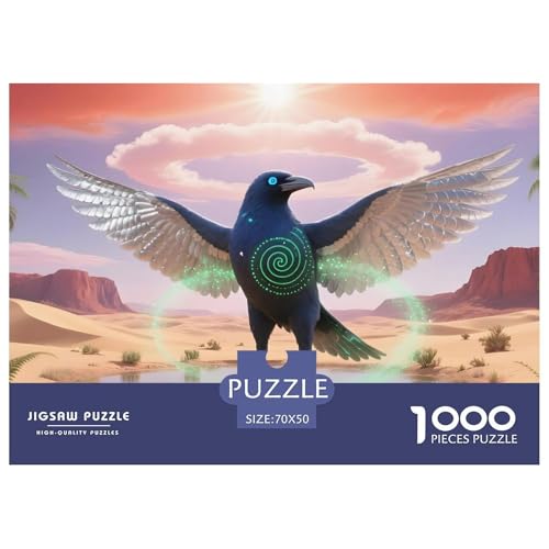 Vogel1000Teile PuzzlesWildtiere Für Erwachsene Und Kinder Ab 14 Jahren Pädagogisches StressabbauSpielzeug SchwerStressabbau Moderne Porträts70x50cm/1000pcs von TFEDACVSS