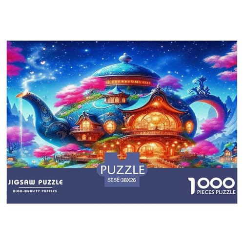 Weltcup1000Stück Puzzle Wasserkocher Haus Für Erwachsene Und Kinder Ab 14 Jahren Familienspiele Herausforderndes Moderne Porträts38x26cm/1000pcs von TFEDACVSS