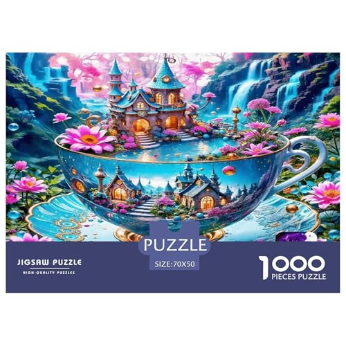 Weltcup1000Teile BuntePuzzles Forest Schloss Für Erwachsene Kinder Einzigartige Spielzeug SchwerStressabbau Für Dekorative Geschenke70x50cm/1000pcs von TFEDACVSS