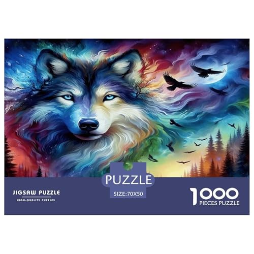 Wolf1000Stück PuzzlesTierwolf Für Erwachsene Kinder Pädagogisches StressabbauSpielzeug Denksport Für Dekorative Geschenke70x50cm/1000pcs Wolf1000Stück PuzzlesTierwolf Für Erwachsene Kinder Pädagogisches StressabbauSpielzeug Denksport Für Dekorative Geschenke70x50cm/1000pcs von TFEDACVSS