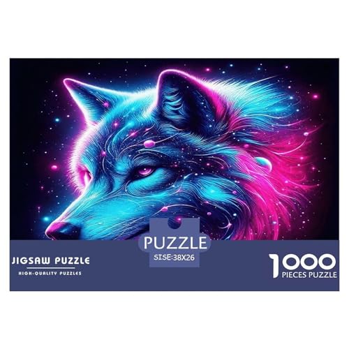Wolf1000Teile BuntePuzzles Tierwolf Für Erwachsene Kinder Einzigartige Spielzeug SchwerStressabbau Für Dekorative Geschenke38x26cm/1000pcs Wolf1000Teile BuntePuzzles Tierwolf Für Erwachsene Kinder Einzigartige Spielzeug SchwerStressabbau Für Dekorative Geschenke38x26cm/1000pcs von TFEDACVSS