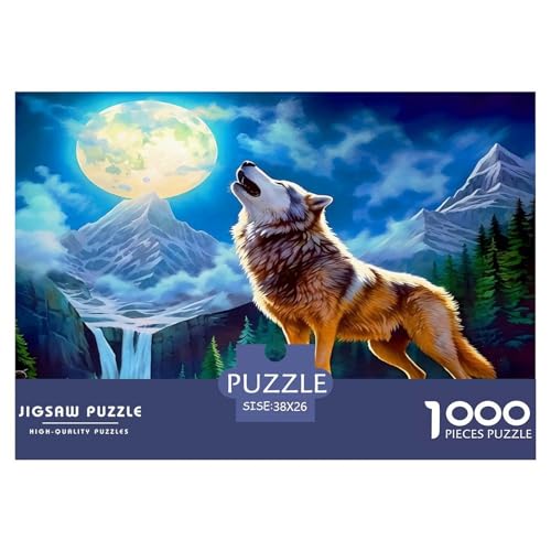 Wolf1000Teile BuntePuzzles Tierwolf Für Erwachsene Kinder Einzigartige Spielzeug SchwerStressabbau Für Dekorative Geschenke38x26cm/1000pcs Wolf1000Teile BuntePuzzles Tierwolf Für Erwachsene Kinder Einzigartige Spielzeug SchwerStressabbau Für Dekorative Geschenke38x26cm/1000pcs von TFEDACVSS