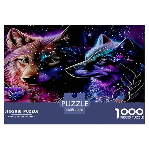 Wolf1000Teile PuzzlesTierwolf Für Erwachsene Und Kinder Ab 14 Jahren Familienspiele Herausfordernde Für Dekorative Geschenke38x26cm/1000pcs Wolf1000Teile PuzzlesTierwolf Für Erwachsene Und Kinder Ab 14 Jahren Familienspiele Herausfordernde Für Dekorative Geschenke38x26cm/1000pcs von TFEDACVSS