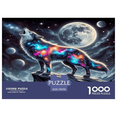 Wolf1000Teile PuzzlesTierwolf Für Erwachsene Und Kinder Ab 14 Jahren Familienspiele Herausfordernde Für Dekorative Geschenke70x50cm/1000pcs Wolf1000Teile PuzzlesTierwolf Für Erwachsene Und Kinder Ab 14 Jahren Familienspiele Herausfordernde Für Dekorative Geschenke70x50cm/1000pcs von TFEDACVSS