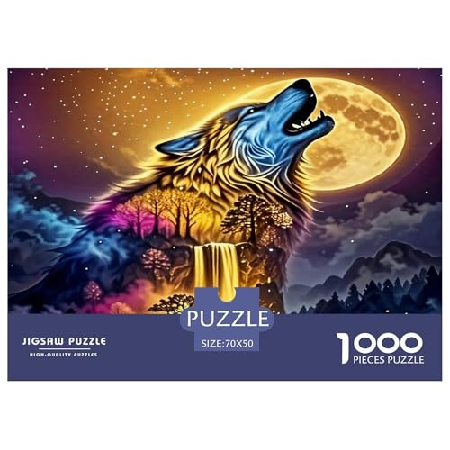 Wolf1000Teile PuzzlesTierwolf Für Erwachsene Und Kinder Ab 14 Jahren Familienspiele Herausfordernde Für Dekorative Geschenke70x50cm/1000pcs Wolf1000Teile PuzzlesTierwolf Für Erwachsene Und Kinder Ab 14 Jahren Familienspiele Herausfordernde Für Dekorative Geschenke70x50cm/1000pcs von TFEDACVSS
