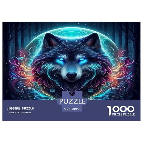 Wolf1000Teile PuzzlesTierwolf Für Erwachsene Und Kinder Ab 14 Jahren Familienspiele Herausforderndes Für Dekorative Geschenke70x50cm/1000pcs Wolf1000Teile PuzzlesTierwolf Für Erwachsene Und Kinder Ab 14 Jahren Familienspiele Herausforderndes Für Dekorative Geschenke70x50cm/1000pcs von TFEDACVSS