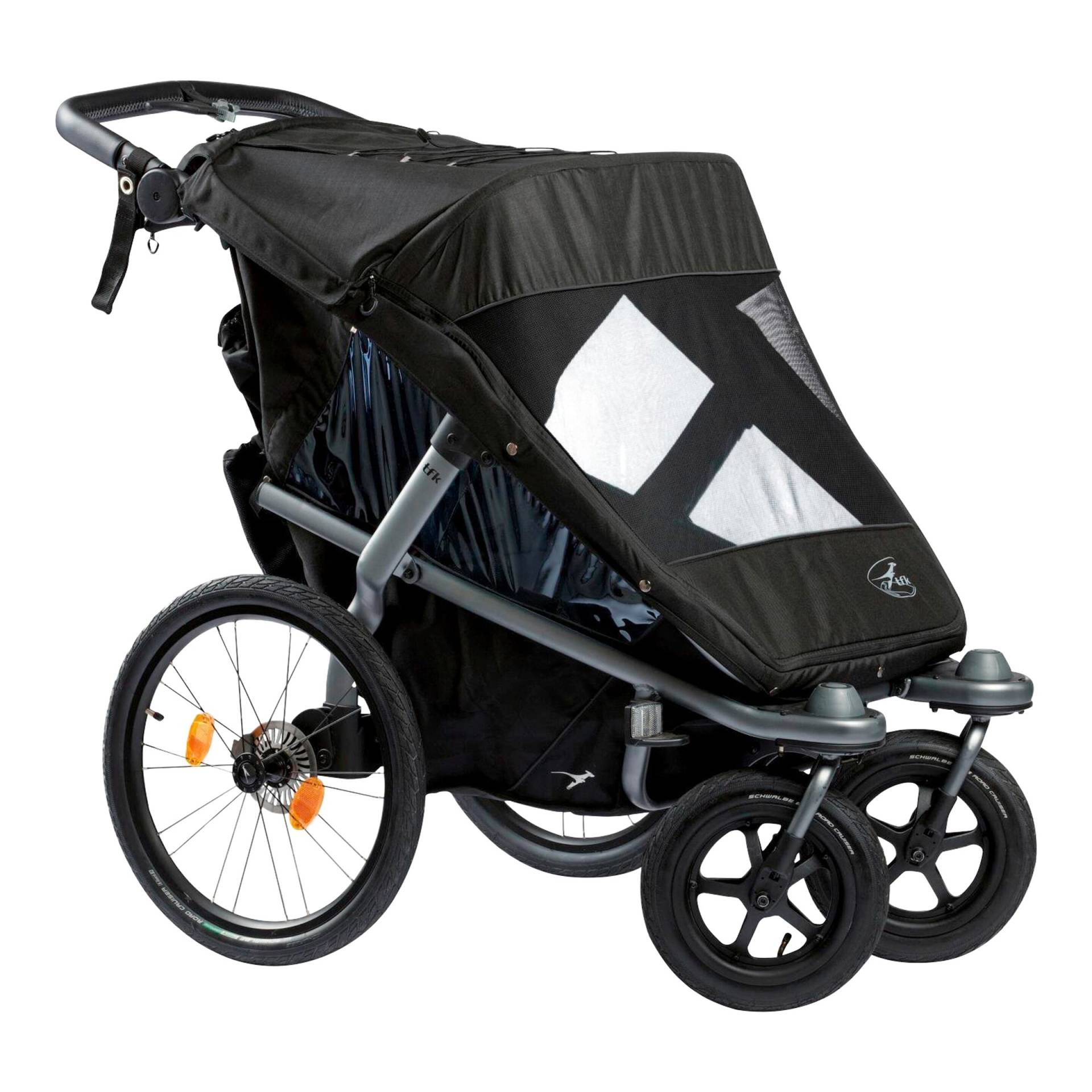 Tfk Fahrradanhänger Velo inkl. Deichsel schwarz von TFK