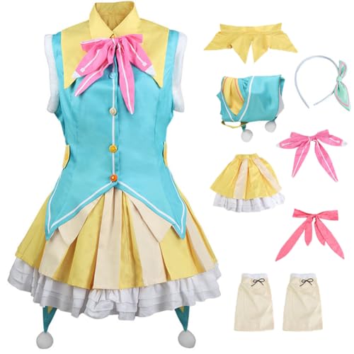 TFRVMA Erwachsenenkostüm für Damen, Kopfschmuck, Uniform, komplettes Set, Halloween TFRVMA Erwachsenenkostüm für Damen, Kopfschmuck, Uniform, komplettes Set, Halloween von TFRVMA