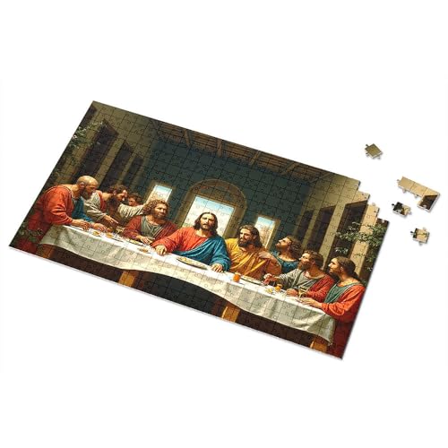 3 Jahre altes Mädchen Geschenke Das letzte Abendmahl - Eine moderne Interpretation Bild Puzzle Board Puzzles für Erwachsene 500 Teile (300 Teile) von TFSW