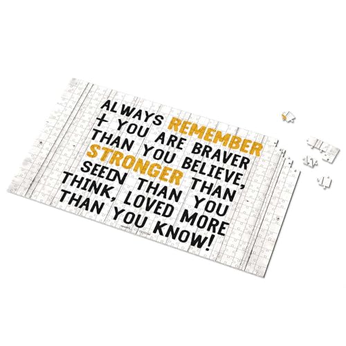 Eurographics Puzzles für Erwachsene, 500 Teile, Umarmen Sie Ihre Stärke und Tapferkeit, Bilderpuzzle, 1000 Teile, Ostergeschenke (500 Stück) von TFSW